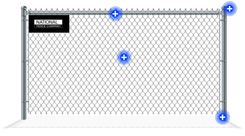 chain link fence isolated