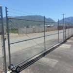 Rolling Gates - Commercial - Barb Wire